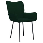 vidaXL Scaune de sufragerie, 2 buc., verde închis, catifea vidaXL Scaune de sufragerie, 2 buc., verde închis, catifea