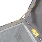 vidaXL Ladă depozitare gri 110 cm ratan kubu natural/lemn masiv mahon