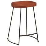 vidaXL Scaune de bar Gavin 2 buc. 45x40x63 cm lemn masiv de mango vidaXL Scaune de bar Gavin 2 buc. 45x40x63 cm lemn masiv de mango