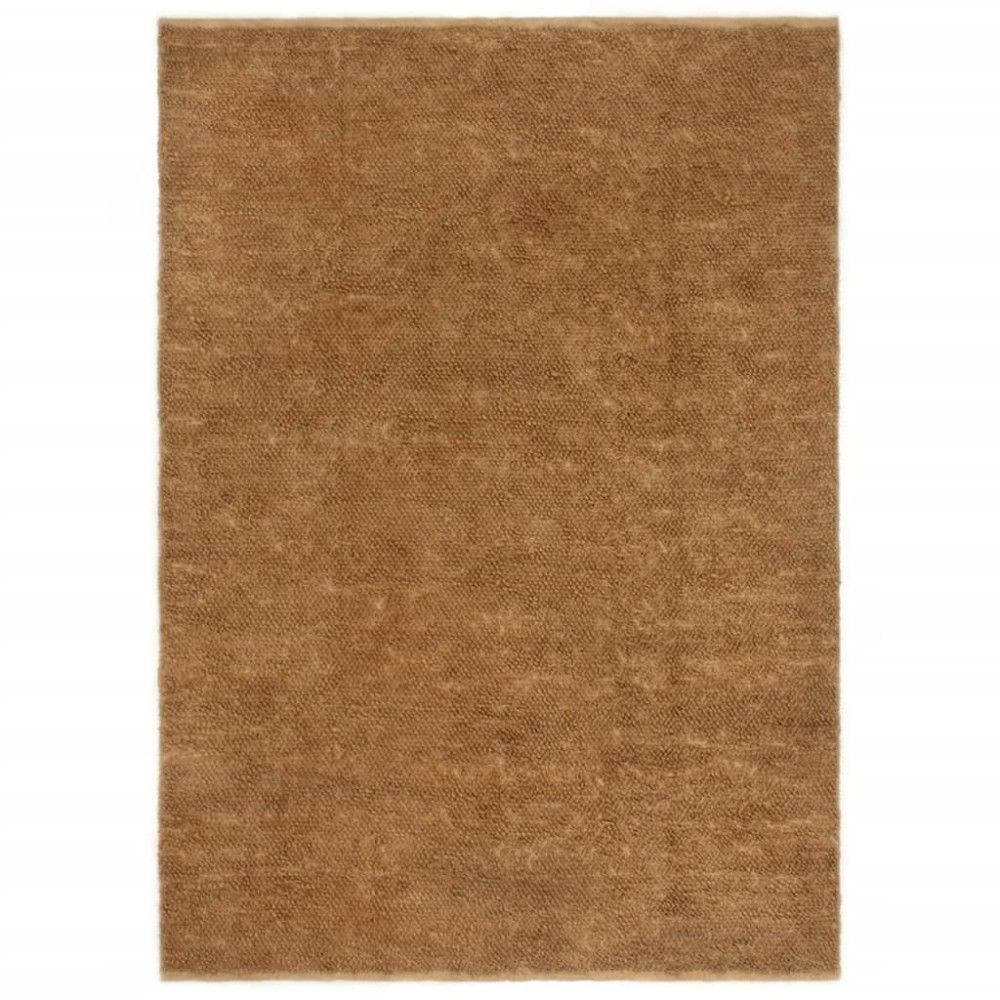 vidaXL Covor buclat lucrat manual, 120x180 cm, iută și bumbac