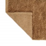 vidaXL Covor buclat lucrat manual, 200x300 cm, iută și bumbac vidaXL Covor buclat lucrat manual, 200x300 cm, iută și bumbac