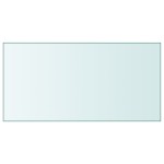 vidaXL Blat de masă, transparent, 50x100 cm, sticlă securizată