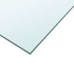 vidaXL Blat de masă, transparent, 50x100 cm, sticlă securizată