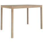 vidaXL Masă de bucătărie, 110x70x75 cm, lemn masiv de acacia