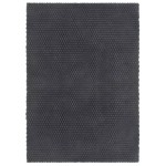 vidaXL Covor dreptunghiular, antracit, 160x230 cm, bumbac vidaXL Covor dreptunghiular, antracit, 160x230 cm, bumbac