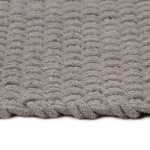 vidaXL Covor dreptunghiular, gri, 120x180 cm, bumbac vidaXL Covor dreptunghiular, gri, 120x180 cm, bumbac