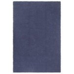 vidaXL Covor dreptunghiular, bleumarin, 120x180 cm, bumbac vidaXL Covor dreptunghiular, bleumarin, 120x180 cm, bumbac