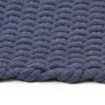 vidaXL Covor dreptunghiular, bleumarin, 120x180 cm, bumbac vidaXL Covor dreptunghiular, bleumarin, 120x180 cm, bumbac