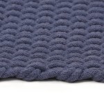 vidaXL Covor dreptunghiular, bleumarin, 180x250 cm, bumbac vidaXL Covor dreptunghiular, bleumarin, 180x250 cm, bumbac