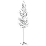 vidaXL Copac cu flori de cireș cu LED, 368 LED-uri alb calde, 300 cm