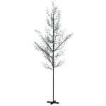vidaXL Copac cu flori de cireș cu LED, 672 LED-uri alb calde, 400 cm