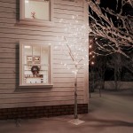 vidaXL Mesteacăn cu LED, alb, 240 LED-uri alb calde, 300 cm vidaXL Mesteacăn cu LED, alb, 240 LED-uri alb calde, 300 cm