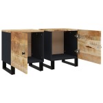 vidaXL Noptiere, 2 buc., 40x33x46 cm, lemn masiv de acacia vidaXL Noptiere, 2 buc., 40x33x46 cm, lemn masiv de acacia