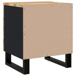 vidaXL Noptiere, 2 buc., 40x33x46 cm, lemn masiv de acacia vidaXL Noptiere, 2 buc., 40x33x46 cm, lemn masiv de acacia