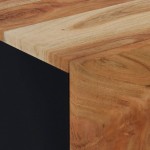 vidaXL Noptiere, 2 buc., 40x33x46 cm, lemn masiv de acacia vidaXL Noptiere, 2 buc., 40x33x46 cm, lemn masiv de acacia