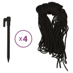 vidaXL Om de zăpadă gonflabil cu LED-uri, 120 cm