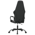 vidaXL Scaun de gaming de masaj, negru și gri, piele ecologică vidaXL Scaun de gaming de masaj, negru și gri, piele ecologică