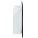 vidaXL Dulap de baie cu oglindă rotundă și LED, alb, 54x54x17,5 cm vidaXL Dulap de baie cu oglindă rotundă și LED, alb, 54x54x17,5 cm