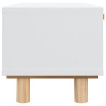 vidaXL Măsuță de cafea alb 80x40x30 cm lemn prelucrat&lemn masiv pin vidaXL Măsuță de cafea alb 80x40x30 cm lemn prelucrat&lemn masiv pin