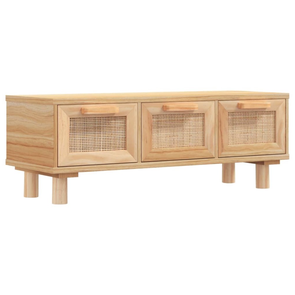 vidaXL Măsuță de cafea maro 80x40x30 cm lemn prelucrat&lemn masiv pin