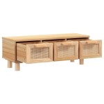vidaXL Măsuță de cafea maro 80x40x30 cm lemn prelucrat&lemn masiv pin