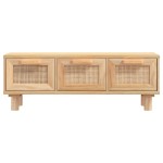vidaXL Măsuță de cafea maro 80x40x30 cm lemn prelucrat&lemn masiv pin