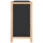 vidaXL Servantă, negru, 62x38x70 cm, lemn prelucrat