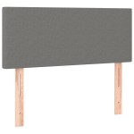 vidaXL Tăblie de pat, gri închis, 80x5x78/88 cm, textil vidaXL Tăblie de pat, gri închis, 80x5x78/88 cm, textil