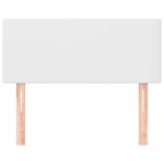 vidaXL Tăblie de pat, alb, 80x5x78/88 cm, piele ecologică vidaXL Tăblie de pat, alb, 80x5x78/88 cm, piele ecologică
