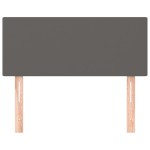 vidaXL Tăblie de pat, gri, 80x5x78/88 cm, piele ecologică