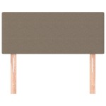 vidaXL Tăblie de pat, gri taupe, 90x5x78/88 cm, textil vidaXL Tăblie de pat, gri taupe, 90x5x78/88 cm, textil