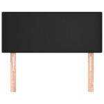vidaXL Tăblie de pat, negru, 90x5x78/88 cm, piele ecologică