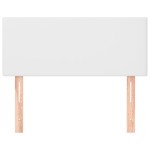 vidaXL Tăblie de pat, alb, 90x5x78/88 cm, piele ecologică vidaXL Tăblie de pat, alb, 90x5x78/88 cm, piele ecologică