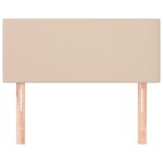 vidaXL Tăblie de pat, cappuccino, 90x5x78/88 cm, piele ecologică