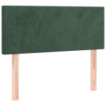 vidaXL Tăblie de pat, verde închis, 90x5x78/88 cm, catifea vidaXL Tăblie de pat, verde închis, 90x5x78/88 cm, catifea