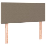 vidaXL Tăblie de pat, gri taupe, 100x5x78/88 cm, textil vidaXL Tăblie de pat, gri taupe, 100x5x78/88 cm, textil