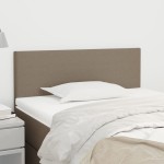 vidaXL Tăblie de pat, gri taupe, 100x5x78/88 cm, textil vidaXL Tăblie de pat, gri taupe, 100x5x78/88 cm, textil