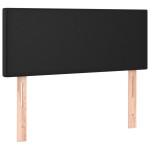 vidaXL Tăblie de pat, negru, 100x5x78/88 cm, piele ecologică vidaXL Tăblie de pat, negru, 100x5x78/88 cm, piele ecologică