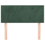 vidaXL Tăblie de pat, verde închis, 100x5x78/88 cm, catifea vidaXL Tăblie de pat, verde închis, 100x5x78/88 cm, catifea