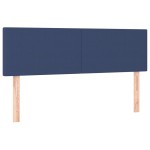 vidaXL Tăblii de pat, 2 buc., albastru, 72x5x78/88 cm, textil vidaXL Tăblii de pat, 2 buc., albastru, 72x5x78/88 cm, textil