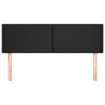 vidaXL Tăblii de pat, 2 buc., negru, 72x5x78/88 cm, piele ecologică vidaXL Tăblii de pat, 2 buc., negru, 72x5x78/88 cm, piele ecologică