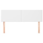 vidaXL Tăblii de pat, 2 buc., alb, 72x5x78/88 cm, piele ecologică vidaXL Tăblii de pat, 2 buc., alb, 72x5x78/88 cm, piele ecologică