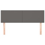 vidaXL Tăblii de pat, 2 buc., gri, 72x5x78/88 cm, piele ecologică vidaXL Tăblii de pat, 2 buc., gri, 72x5x78/88 cm, piele ecologică