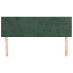 vidaXL Tăblii de pat, 2 buc., verde închis, 72x5x78/88 cm, catifea vidaXL Tăblii de pat, 2 buc., verde închis, 72x5x78/88 cm, catifea