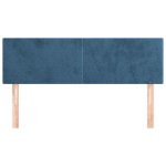vidaXL Tăblii de pat, 2 buc., albastru închis, 72x5x78/88 cm, catifea vidaXL Tăblii de pat, 2 buc., albastru închis, 72x5x78/88 cm, catifea
