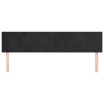 vidaXL Tăblii de pat, 2 buc, negru, 80x5x78/88 cm, catifea vidaXL Tăblii de pat, 2 buc, negru, 80x5x78/88 cm, catifea