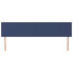 vidaXL Tăblii de pat, 2 buc, albastru, 90x5x78/88 cm, textil vidaXL Tăblii de pat, 2 buc, albastru, 90x5x78/88 cm, textil