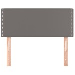 vidaXL Tăblie de pat, gri, 80x5x78/88 cm, piele ecologică