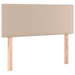 vidaXL Tăblie de pat, cappuccino, 80x5x78/88 cm, piele ecologică
