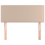 vidaXL Tăblie de pat, cappuccino, 80x5x78/88 cm, piele ecologică